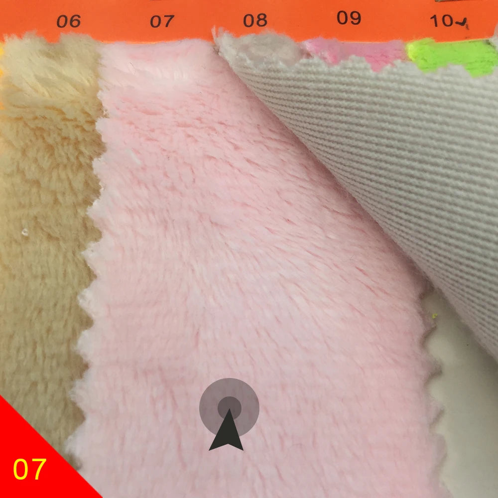 150x50cm Large Size 5mm Hand-Made Doll Head Hair Plush Fabric 103 Colors Optional Soft Plush Fabric