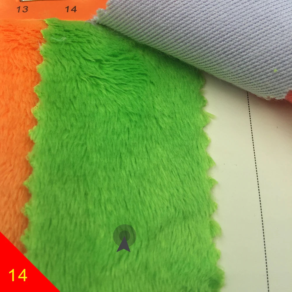 150x50cm Large Size 5mm Hand-Made Doll Head Hair Plush Fabric 103 Colors Optional Soft Plush Fabric
