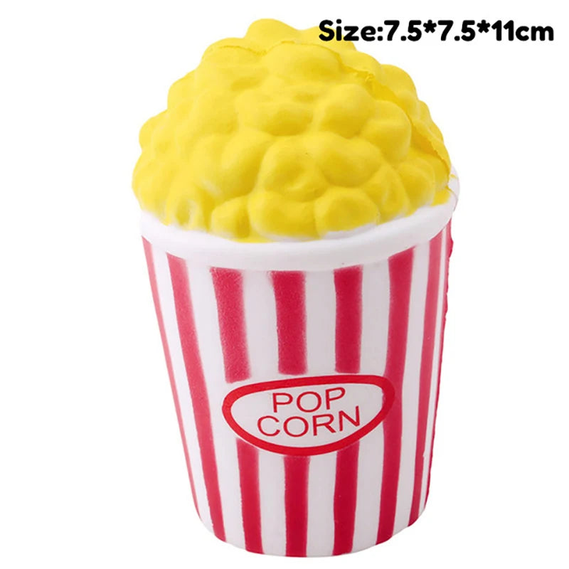 Squishy Toy Cute Food Antistress Pink Milk Tea Donuts Rising Toys Abreact Soft Squishi Stress Relief Toys Funny Girls Gifts