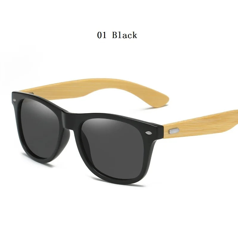 High-Quality Bamboo Wood Sunglasses Man Woman Classic Vintage Wooden Driving Male Sunglass Luxury Brand Designer Sun Glasses