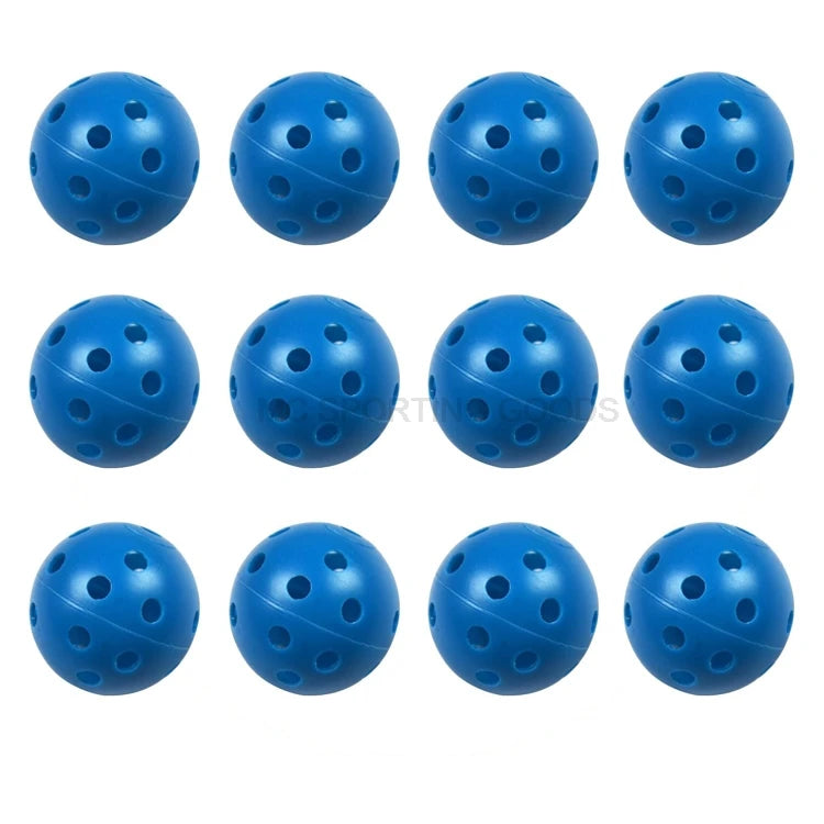 12pcs/Lot Indoor Golf Ball Golf Practice Balls Golf Light Ball Have Hole Golf Training Aids 7 Colors to Choose Drop Shipping New