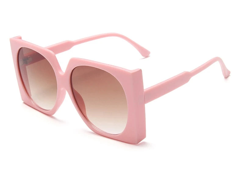 Retro Square Brand Designer Sunglasses Women Fashion Eye Glasses Oversized Luxury Glasses Eyewear Oversized Sunglasses Woman