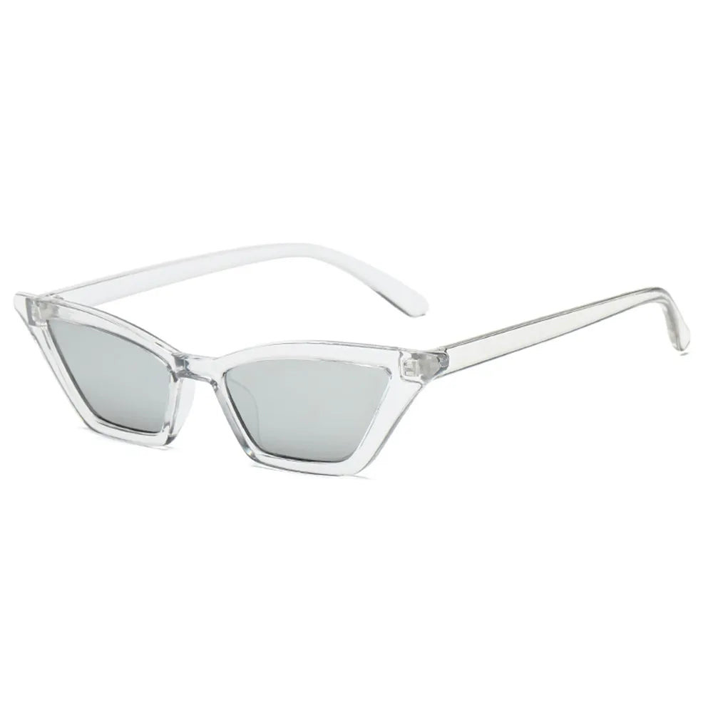 Women Okulary Small Frame Sunglasses Cat Eye Sunglasses UV400 Sun Shades Glasses Street Eyewear Fashion Sunglasses Oculos Gafa