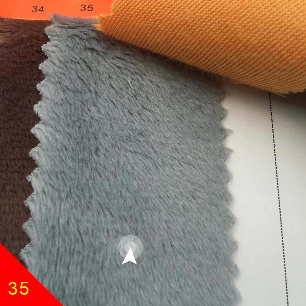 150x50cm Large Size 5mm Hand-Made Doll Head Hair Plush Fabric 103 Colors Optional Soft Plush Fabric
