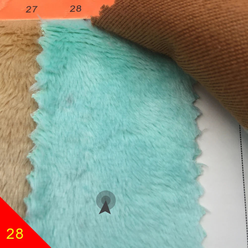 150x50cm Large Size 5mm Hand-Made Doll Head Hair Plush Fabric 103 Colors Optional Soft Plush Fabric