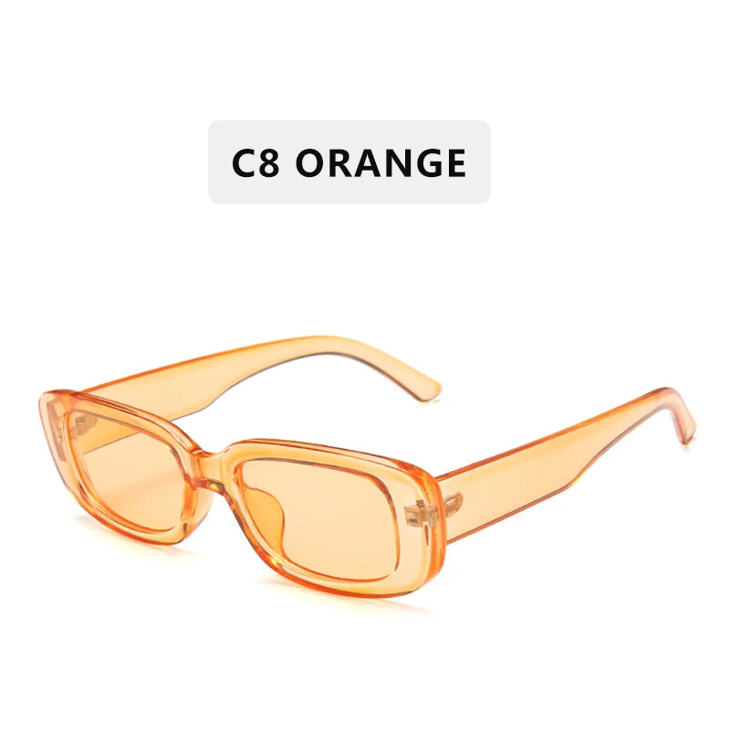 New Fashion Vintage Sunglasses Women Brand Designer Retro Sunglass Rectangle Sun Glasses Female UV400 Lens Eyewears