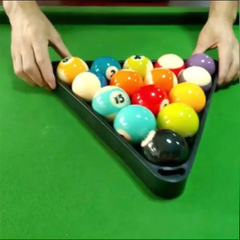 15 Balls Triangle Rack Billiards Snooker 5.25/5.72cm Racks