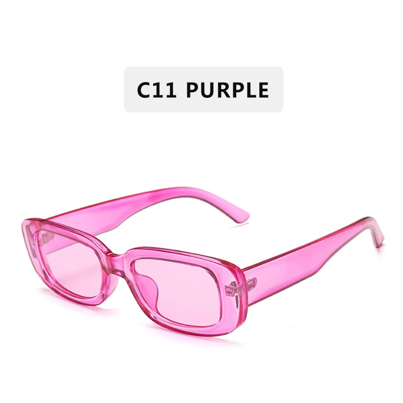 New Fashion Vintage Sunglasses Women Brand Designer Retro Sunglass Rectangle Sun Glasses Female UV400 Lens Eyewears