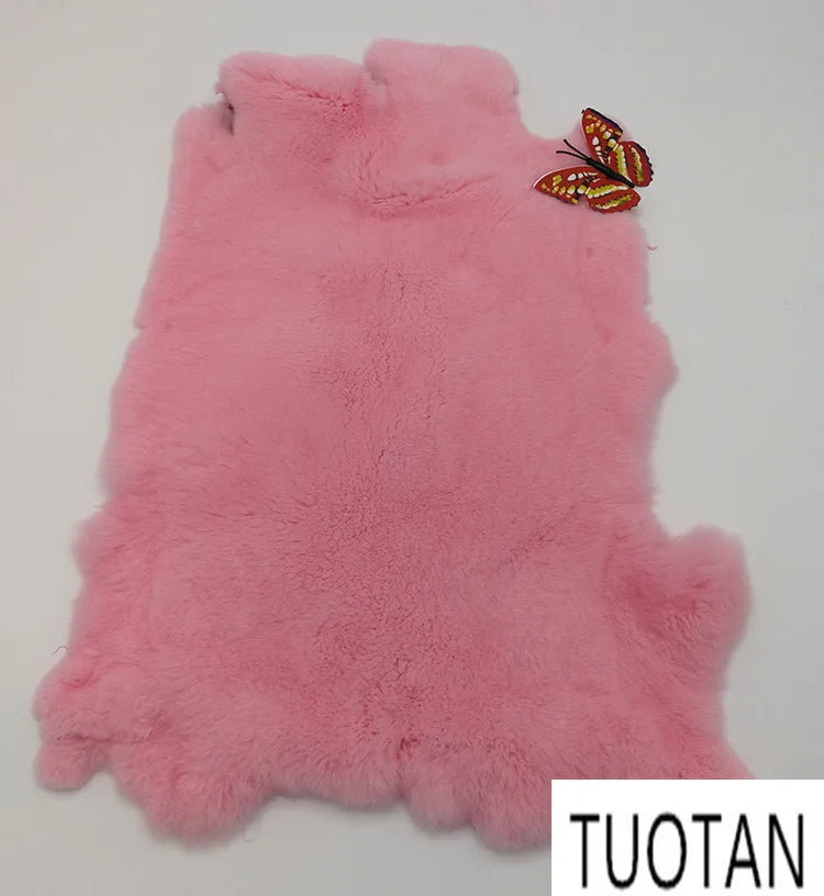 40cm X 24cm High-Quality Rex Rabbit Fur, Rex Rabbit Fur Scarf, Fur Collar, Hand Covered Pocket, Cuffs, Vamp, Kneepad Doll Making