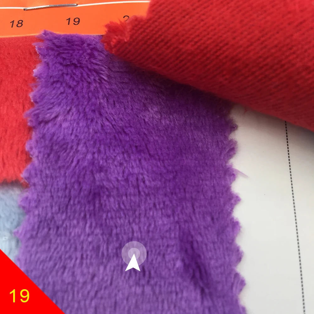 150x50cm Large Size 5mm Hand-Made Doll Head Hair Plush Fabric 103 Colors Optional Soft Plush Fabric