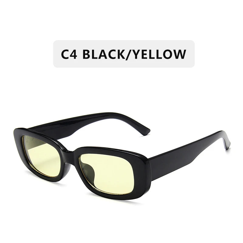 New Fashion Vintage Sunglasses Women Brand Designer Retro Sunglass Rectangle Sun Glasses Female UV400 Lens Eyewears