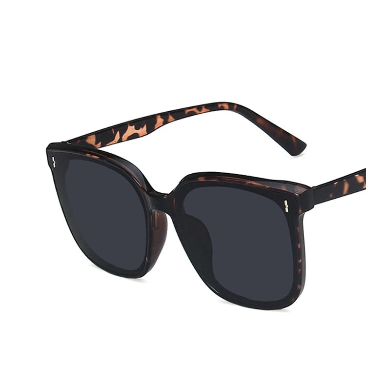 YOOSKE Classic Vintage Square Sunglasses Women Oversized Sunglass Woman Men Retro Black Sun Glasses Shades Goggle