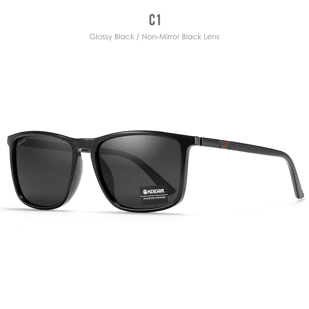 KDEAM New Luxury Polarized Sunglasses Men's Driving Shades Fishing Travel Golf Sunglass Male Sun Glasses CE