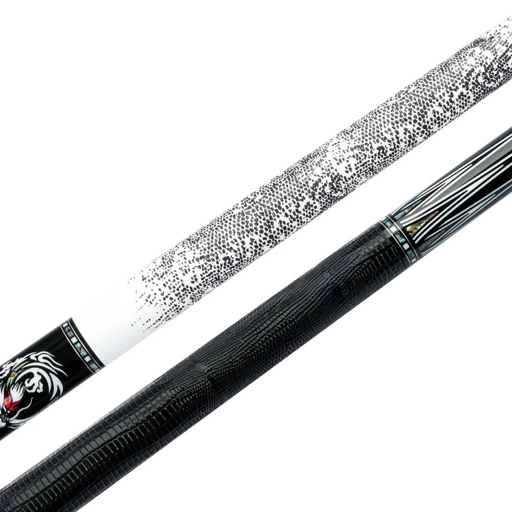 KONLLEN Dragon Carbon Fiber Pool Cue Stick 12.3-12.5mm Tip Real Inlay Carbon Cue Leather Grip Professional Billiard Cue