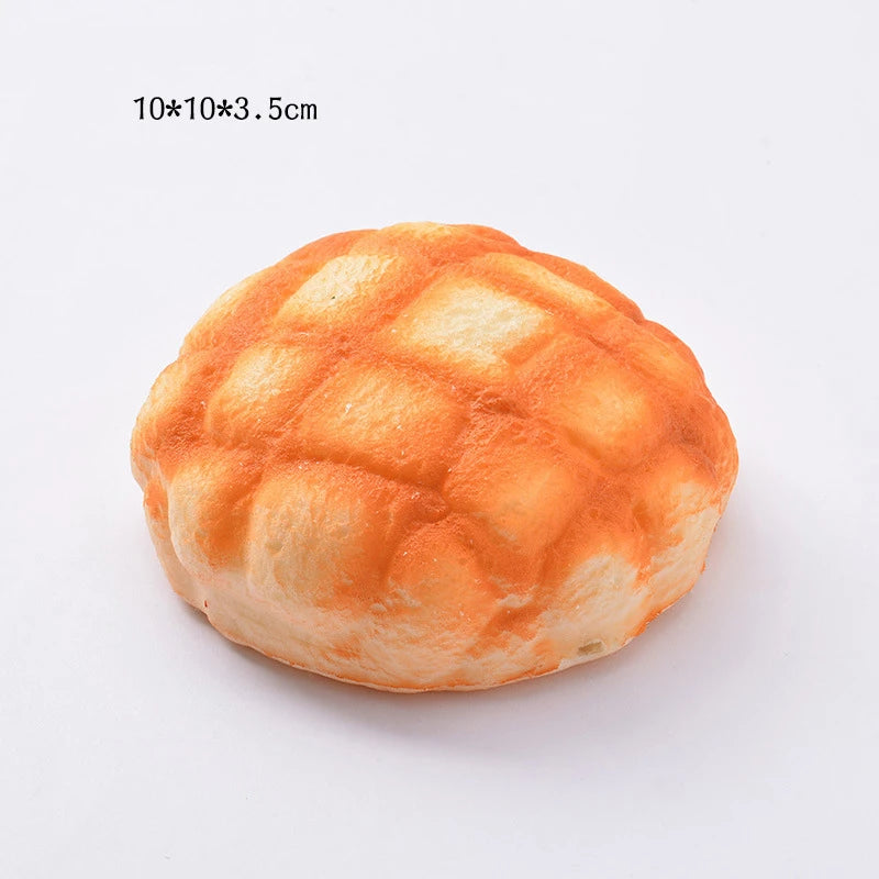 2021 Squishy Bread Toast Food Creative Simulation Donuts Slow Rising Squeeze Stress Relief Toys Spoof Tease People Desktop Toy