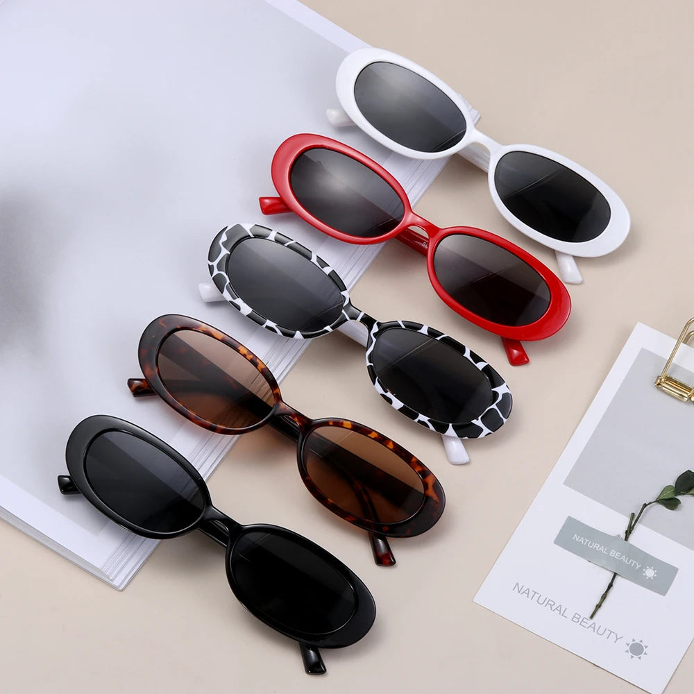 Women Okulary Small Frame Sunglasses Cat Eye Sunglasses UV400 Sun Shades Glasses Street Eyewear Fashion Sunglasses Oculos Gafa