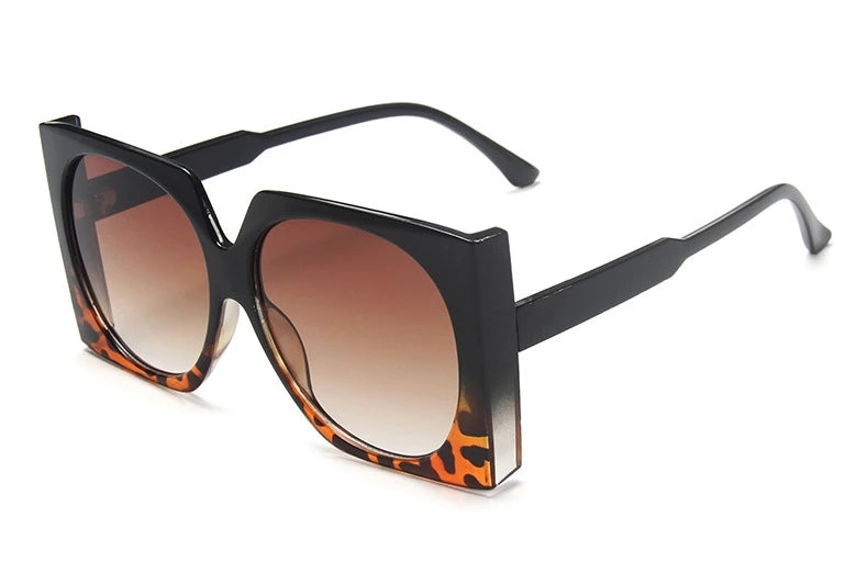 Retro Square Brand Designer Sunglasses Women Fashion Eye Glasses Oversized Luxury Glasses Eyewear Oversized Sunglasses Woman