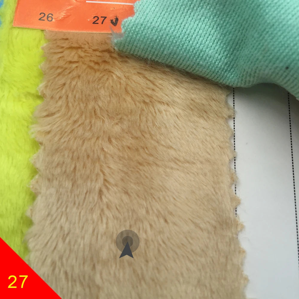 150x50cm Large Size 5mm Hand-Made Doll Head Hair Plush Fabric 103 Colors Optional Soft Plush Fabric