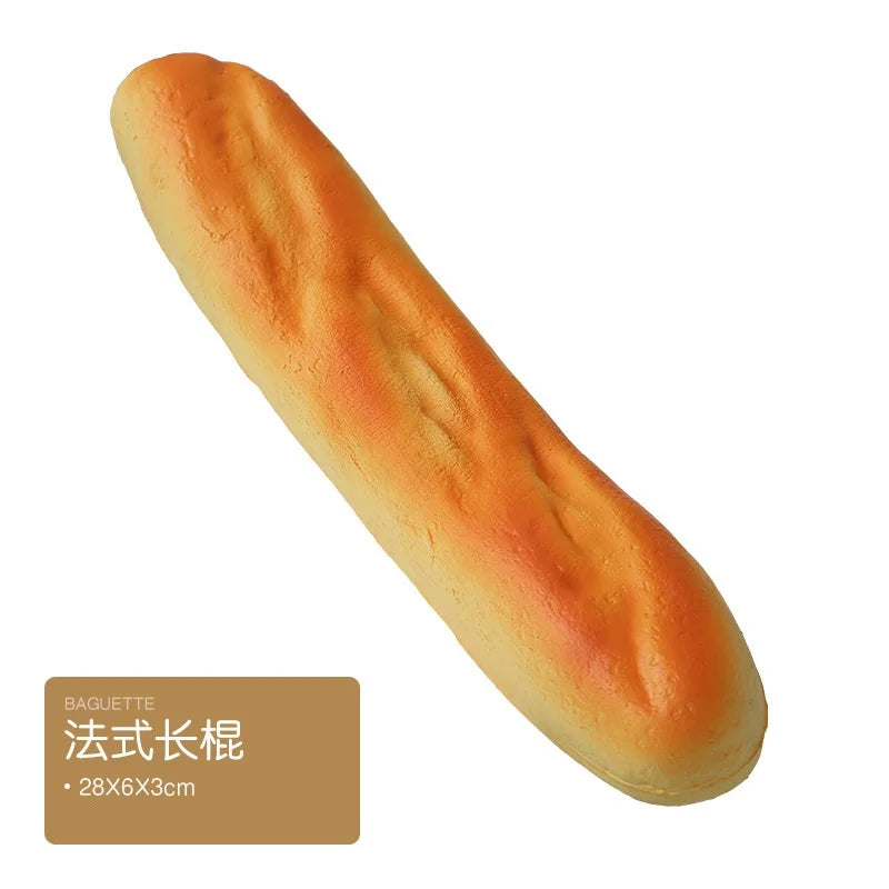 Toast Squishy Slow Rising Food Creative Simulation Bread Donuts Squeeze Stress Relief Kid Toys Spoof Tease People Desktop