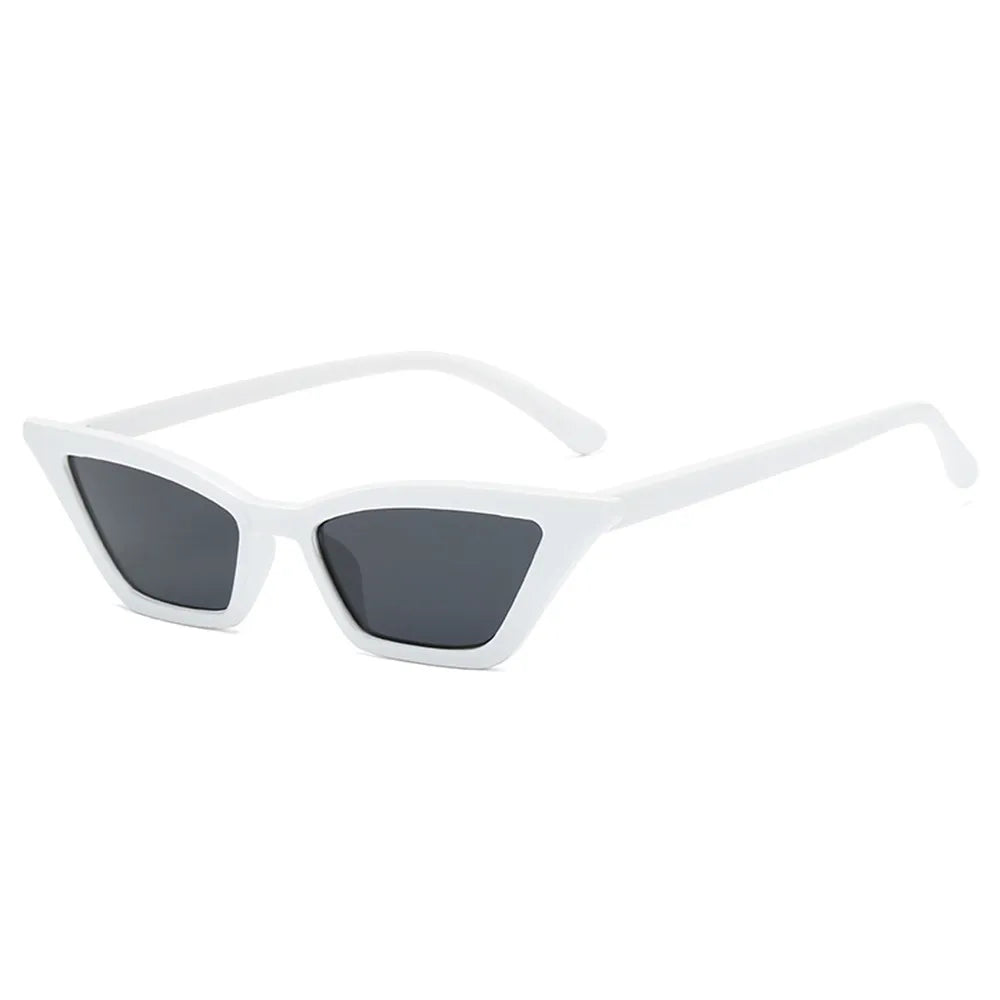 Women Okulary Small Frame Sunglasses Cat Eye Sunglasses UV400 Sun Shades Glasses Street Eyewear Fashion Sunglasses Oculos Gafa