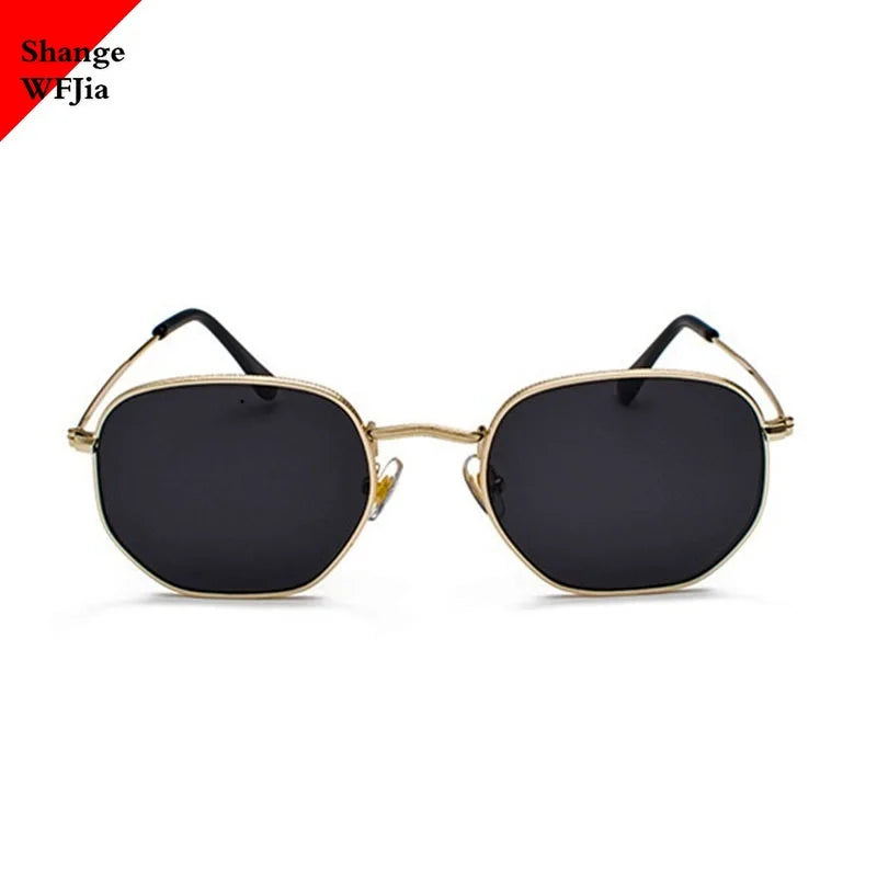 2024 Men Hexagon Sunglases Men Women Brand Driving Shades Male Sunglasses for Men's Glasses Gafas De Sol UV400