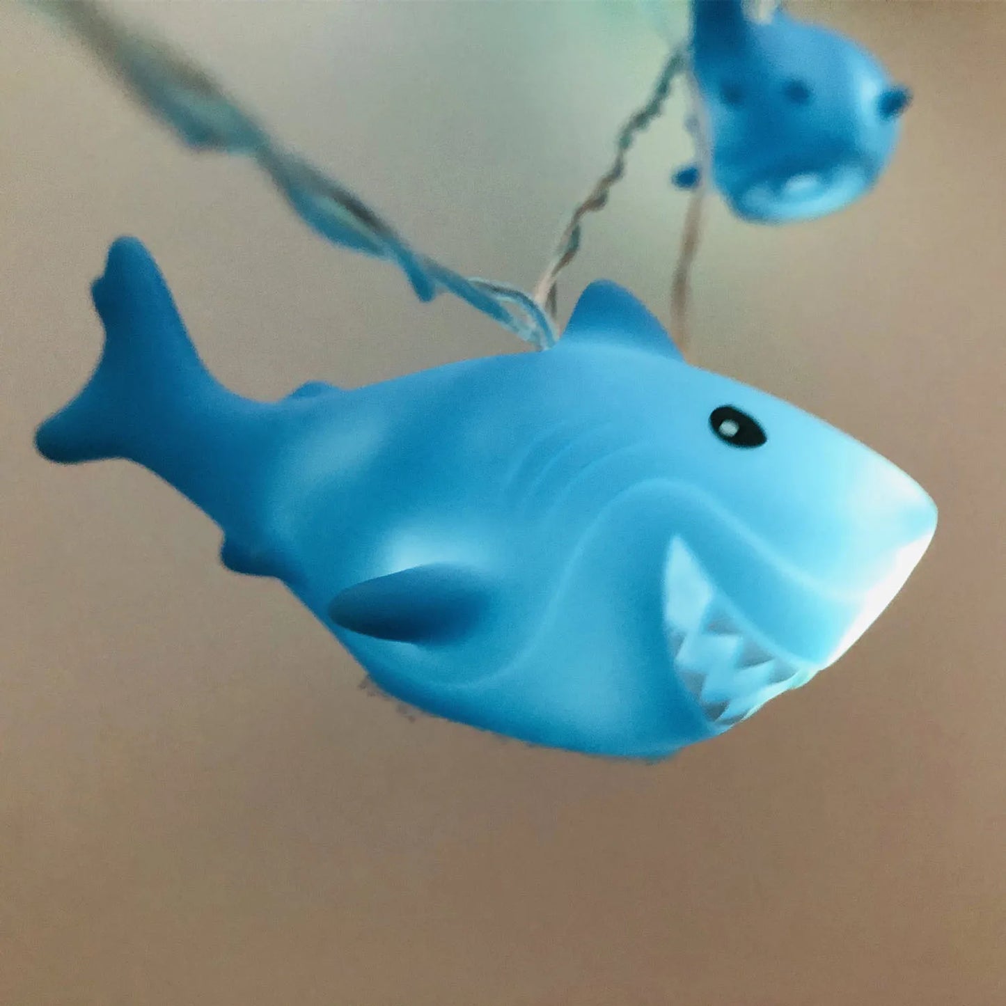 1.65M Shark LED String Light for Child Room Lamp Garland Baby Shower Decor Birthday Christmas Holiday Party Decor 10Led Lights