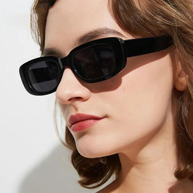 New Fashion Vintage Sunglasses Women Brand Designer Retro Sunglass Rectangle Sun Glasses Female UV400 Lens Eyewears
