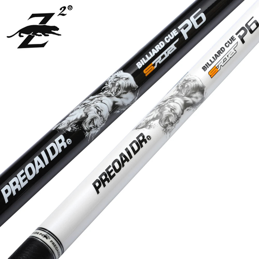 PREOAIDR 3142 Billiard POOL Cue P6 10/11.75/13mm Tip Professional A+ Canadian Maple High Quality Billiards Cue Pool Cue
