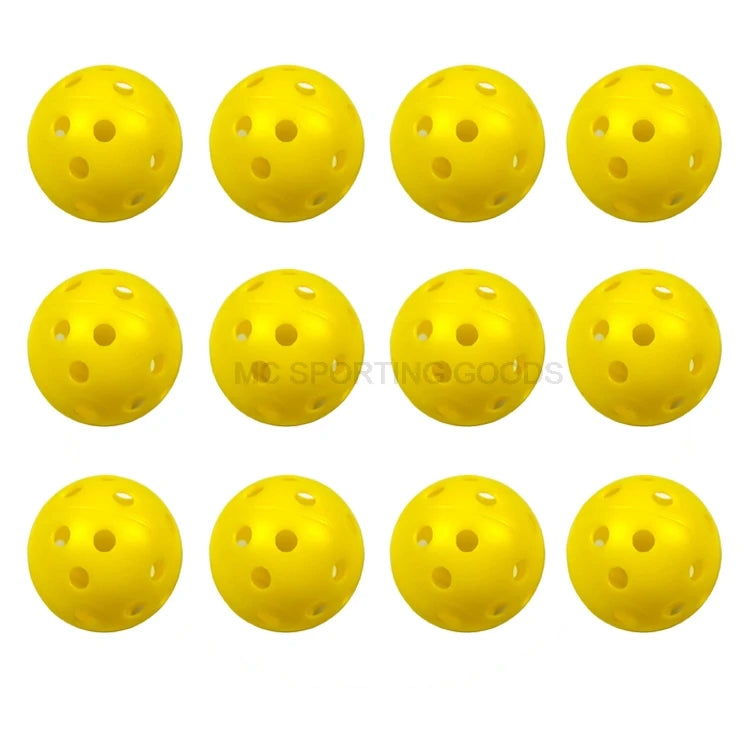 12pcs/Lot Indoor Golf Ball Golf Practice Balls Golf Light Ball Have Hole Golf Training Aids 7 Colors to Choose Drop Shipping New