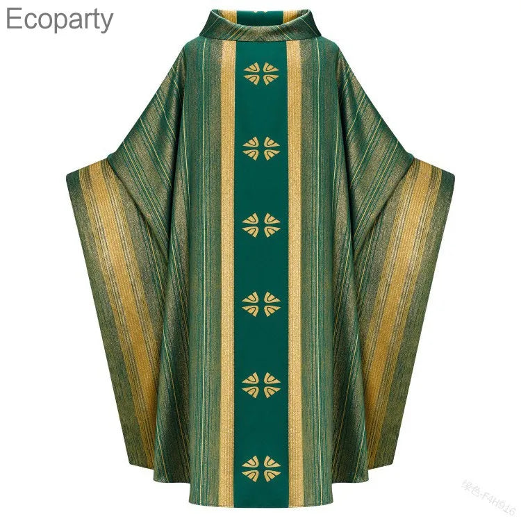Halloween Cosplay Costume Men Muslim Dress Jubba Thobe Prayer Robe Gown Retro Medieval Priest Monk Missionary Cloak Cape Party
