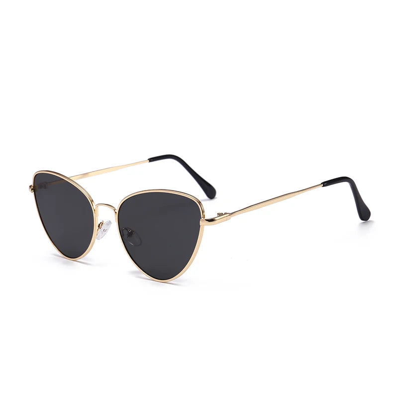 Sexy Small Vintage Cat Eye Sunglasses Woman Vintage Red Black Sun Glasses Female Ladies Cateyes Sunglass 2018 Retro Glasses