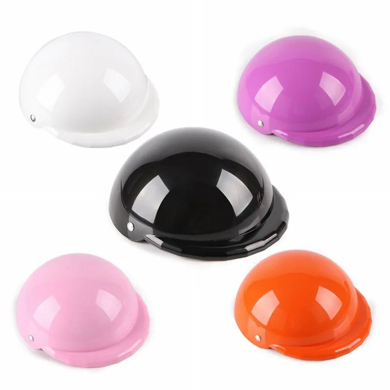 Dog Helmets for Motorcycles Cool ABS Fashion Pet Dog Hat Helmet Plastic Pet Protect Ridding Cap SML