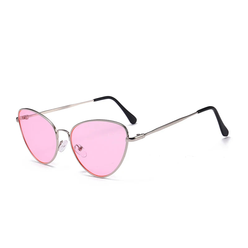 Sexy Small Vintage Cat Eye Sunglasses Woman Vintage Red Black Sun Glasses Female Ladies Cateyes Sunglass 2018 Retro Glasses