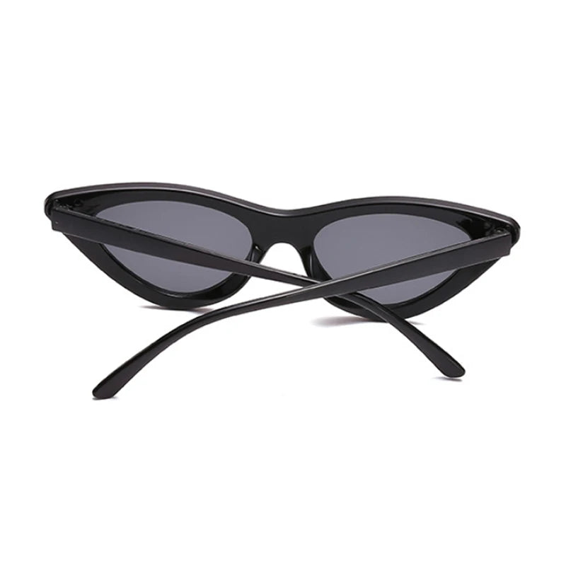 Sexy Cat Eye Sunglasses Woman Brand Designer Mirror Black Triangle Sun Glasses Female Lens Shades for Ladies Eyewear UV400
