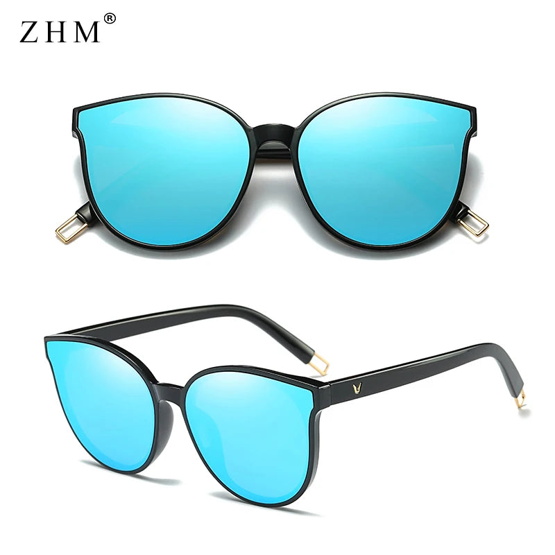 Stylish Cat Eye Sunglasses Woman Color Luxury Popular Sunglasses Men Woman Twin Beam Oversized Sun Glasses Oculos De Sol UV400