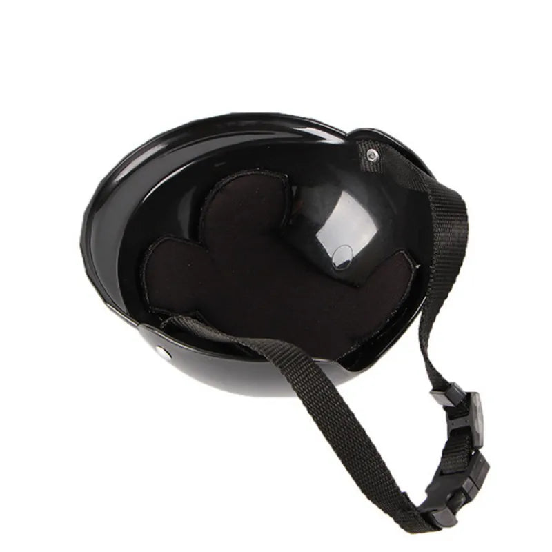 Dog Helmets for Motorcycles Cool ABS Fashion Pet Dog Hat Helmet Plastic Pet Protect Ridding Cap SML