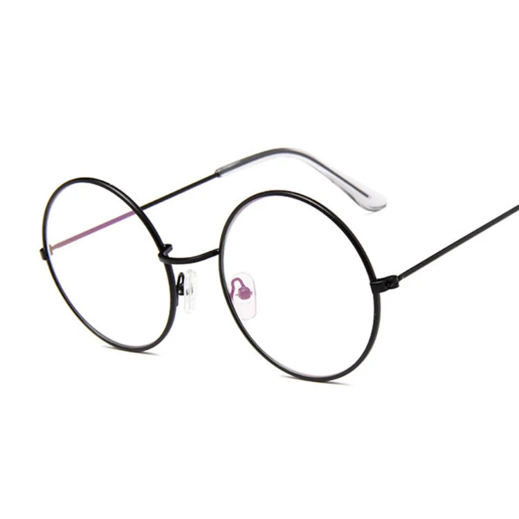 2019 Retro Round Pink Sunglasses Woman Brand Designer Sun Glasses for Woman Alloy Mirror Female Oculos De Sol Black