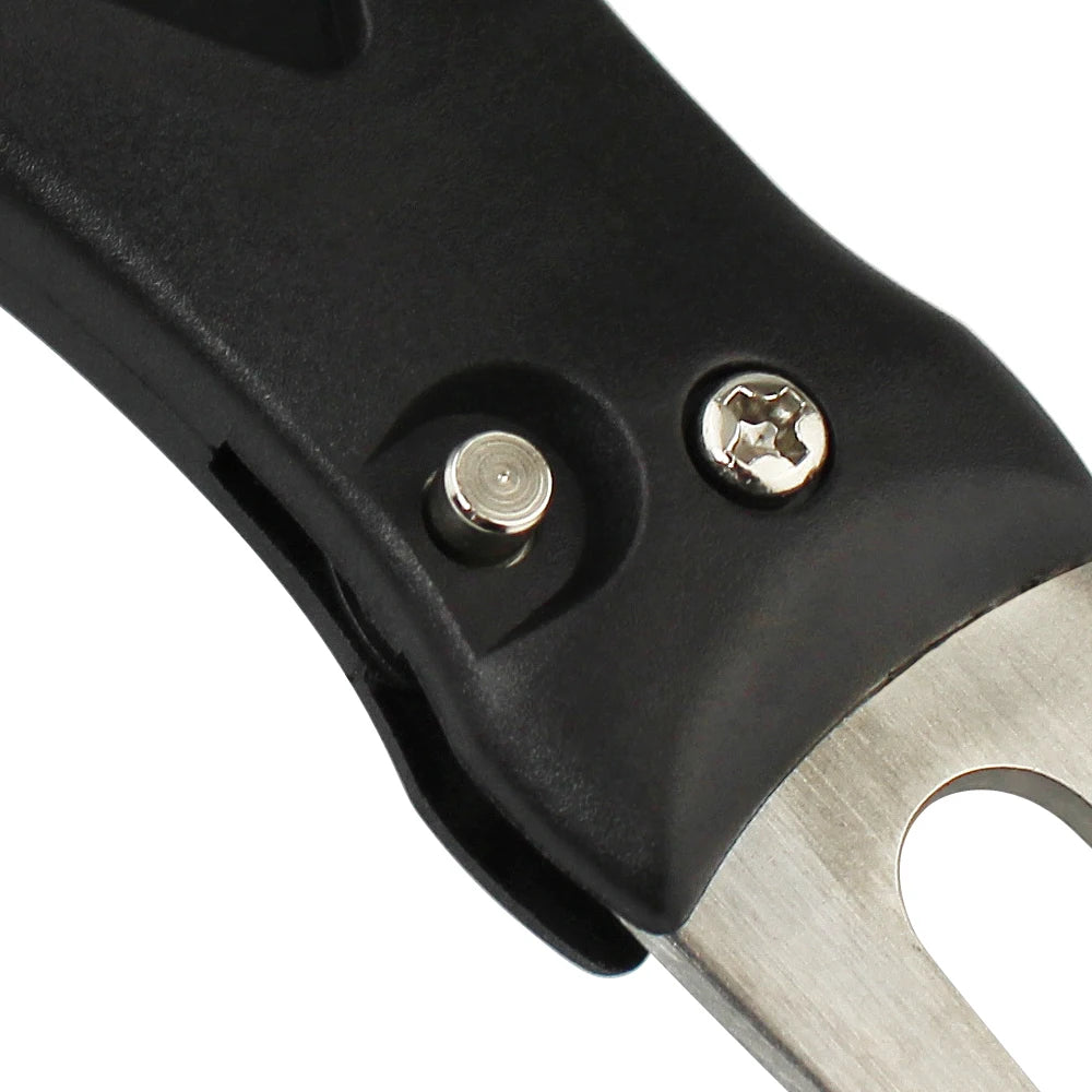 1 Pcs Steel Golf Divot Repair Switchblade Tool Pitch Groove Cleaner Golf Pitchfork Golf Accessories Putting Green Fork Dropship