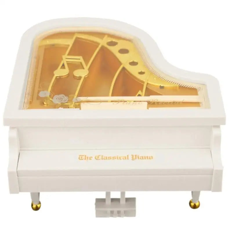 Heart Shape Dancing Ballerina Music Box PLastic Jewellery Box Carousel Hand Crank Music Box Mechanism Gift for Valentine's Day