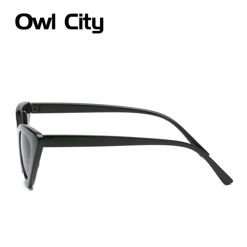 Owl City Vintage Women Sunglasses Cat Eye Eyewear Brand Designer Retro Sunglass Female Oculos De Sol UV400 Sun Glasses