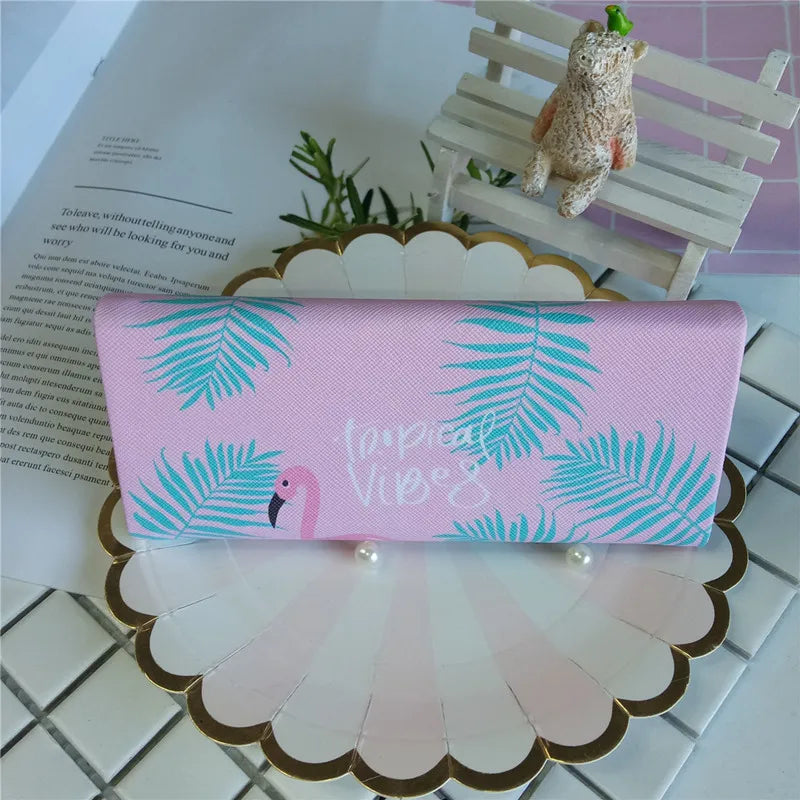 Mimiyou Top-Grade PU Spectacle Cases for Eyeglasses Fashion Folding Sunglasses Box Bag Portable Triangle Eyewear Protector