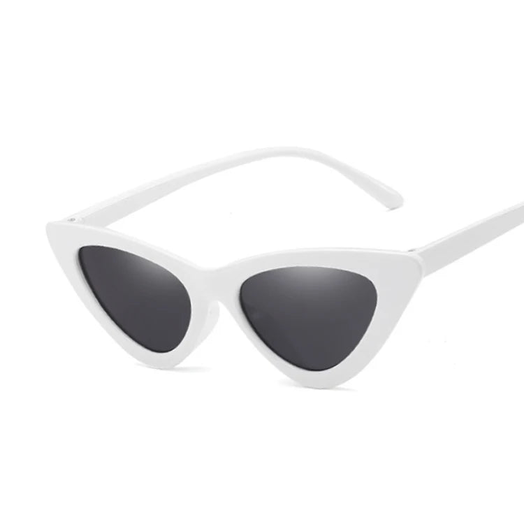 Sexy Cat Eye Sunglasses Woman Brand Designer Mirror Black Triangle Sun Glasses Female Lens Shades for Ladies Eyewear UV400