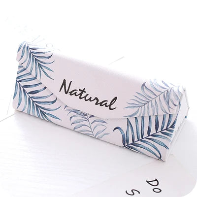 Mimiyou Top-Grade PU Spectacle Cases for Eyeglasses Fashion Folding Sunglasses Box Bag Portable Triangle Eyewear Protector
