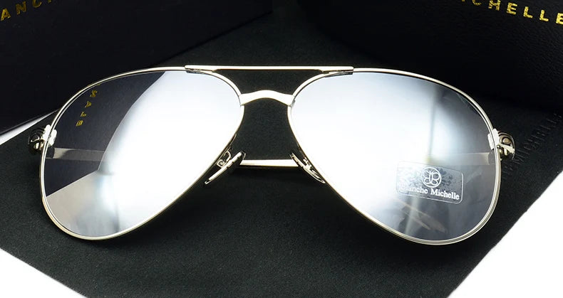 High Quality Pilot Sunglasses Women Polarized UV400 Sunglass Mirror Vintage Sun Glasses 2024 Sunglasses Woman Okulary With Box