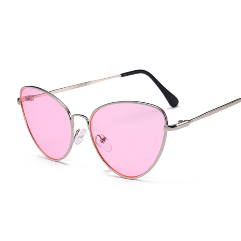 Sexy Small Vintage Cat Eye Sunglasses Woman Vintage Red Black Sun Glasses Female Ladies Cateyes Sunglass 2018 Retro Glasses