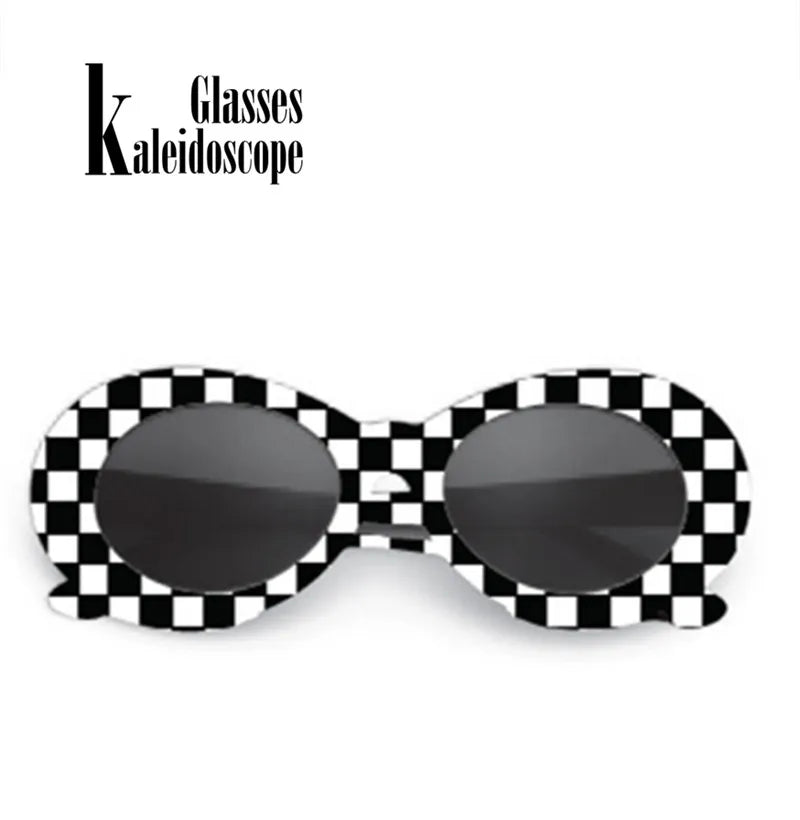 Kaleidoscope Glasses Women Sunglasses Kurt Cobain Sun Glasses Clout Goggles Retro Women Sunglass Male Female Eyewears