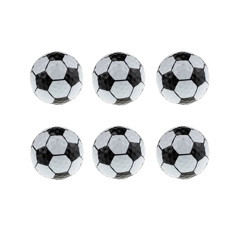 CRESTGOLF 6pcs Per Pack Novelty Sports Practice Golf Balls Ballen Two Layer Golf Pelotas Assorted Golf Ball Driving Range Ball
