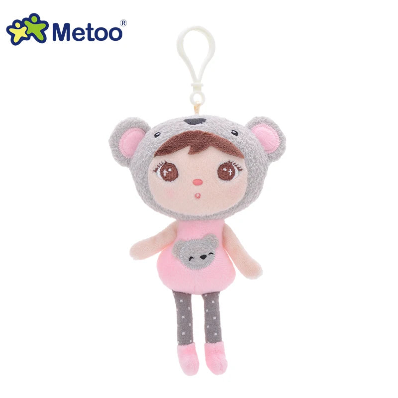 Metoo Doll Stuffed Toys Plush Animals Soft Baby Kids Toys for Girls Boys Kawaii Mini Angela Rabbit Pendant Keychain