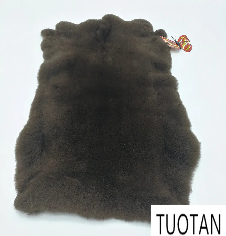 40cm X 24cm High-Quality Rex Rabbit Fur, Rex Rabbit Fur Scarf, Fur Collar, Hand Covered Pocket, Cuffs, Vamp, Kneepad Doll Making