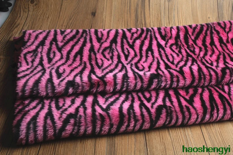 Half Meter Price 2cm Leopard Plush Faux Fur Fabric, Imitation Fur Clothing Fabric